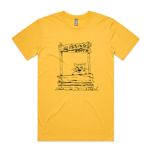 Hissing Booth Tee by Lonely Kids Club. All clothing from our T-shirts to our shorts and hoodies are ethically made, and printed packed and shipped from Sydney.