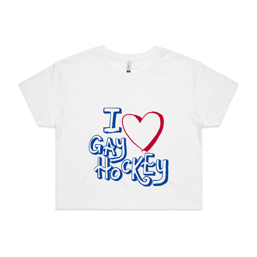 Gay Hockey Tee by Lonely Kids Club. All clothing from our T-shirts to our shorts and hoodies are ethically made, and printed packed and shipped from Sydney.