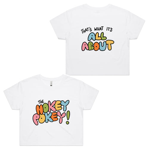 The Hokey Pokey Tee by Lonely Kids Club. All clothing from our T-shirts to our shorts and hoodies are ethically made, and printed packed and shipped from Sydney.