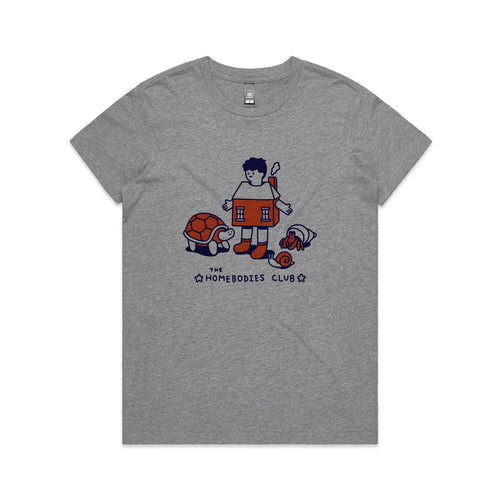 Homebodies Tee by Lonely Kids Club. All clothing from our T-shirts to our shorts and hoodies are ethically made, and printed packed and shipped from Sydney.