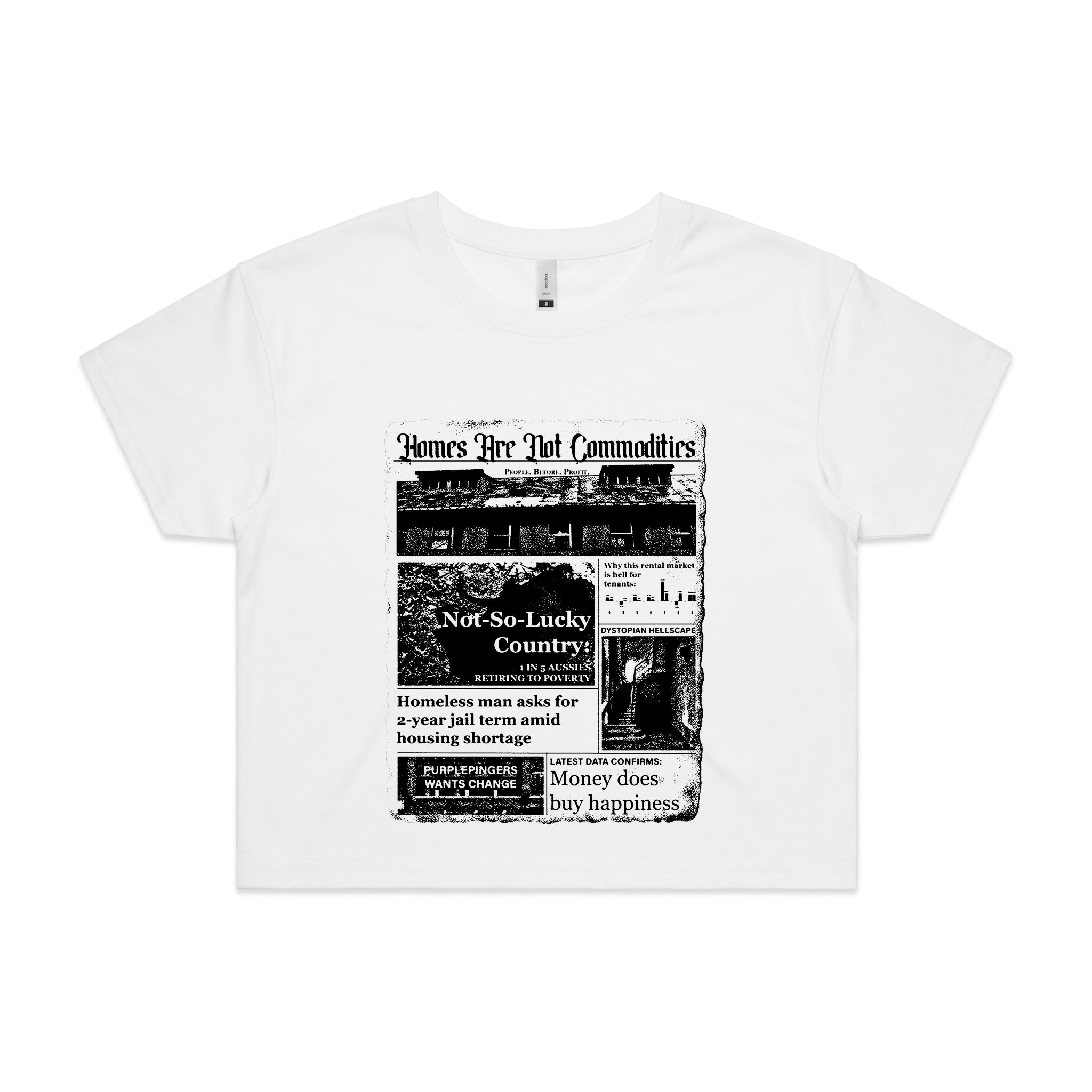 Homes Are Not Commodities Tee