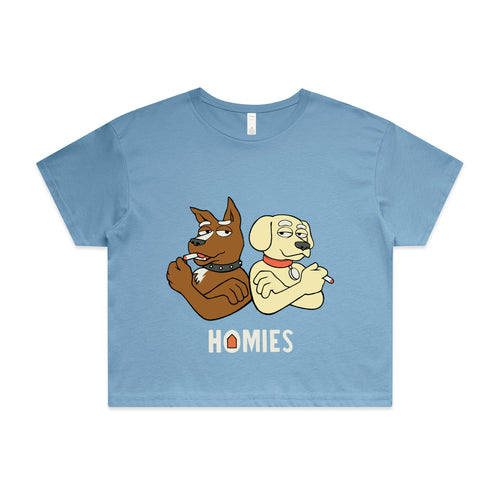 Homies Tee by Lonely Kids Club. All clothing from our T-shirts to our shorts and hoodies are ethically made, and printed packed and shipped from Sydney.