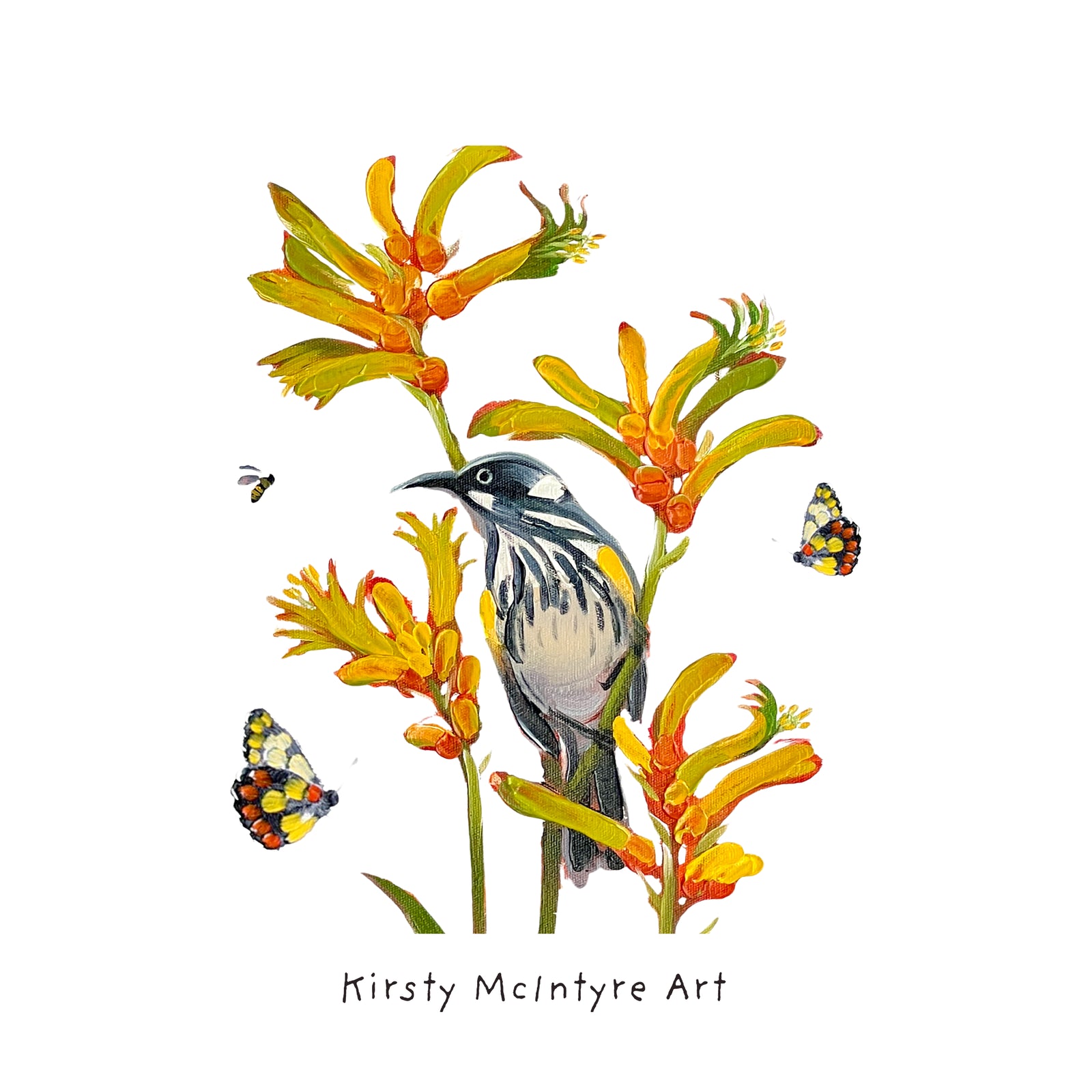 Honeyeater & Kangaroo Paw Tee