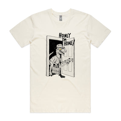 Honey Raptor Tee by Lonely Kids Club. All clothing from our T-shirts to our shorts and hoodies are ethically made, and printed packed and shipped from Sydney.