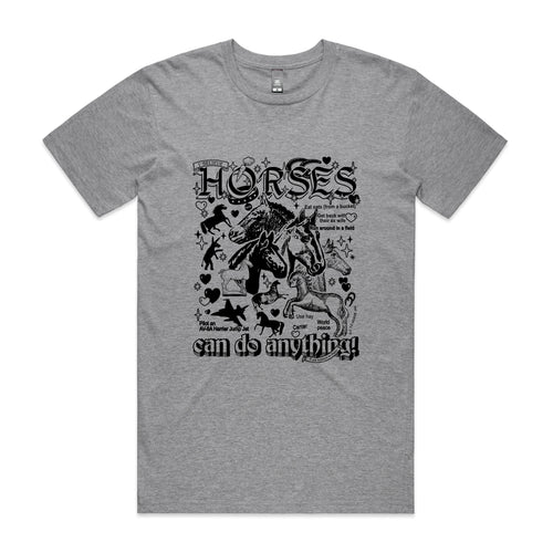 Horses Tee by Lonely Kids Club. All clothing from our T-shirts to our shorts and hoodies are ethically made, and printed packed and shipped from Sydney.