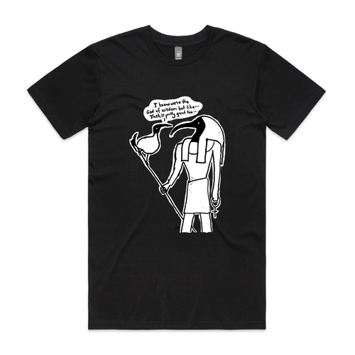 Thoth Tee by Lonely Kids Club. All clothing from our T-shirts to our shorts and hoodies are ethically made, and printed packed and shipped from Sydney.