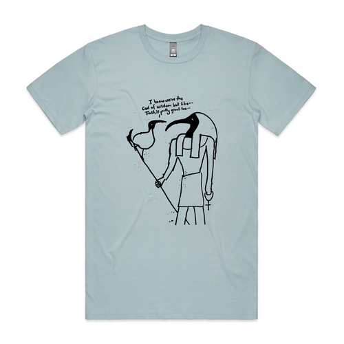 Thoth Tee by Lonely Kids Club. All clothing from our T-shirts to our shorts and hoodies are ethically made, and printed packed and shipped from Sydney.