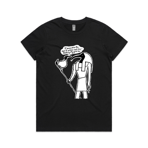 Thoth Tee by Lonely Kids Club. All clothing from our T-shirts to our shorts and hoodies are ethically made, and printed packed and shipped from Sydney.