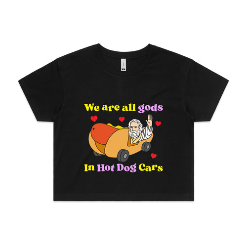 Hot Dog Cars Tee by Lonely Kids Club. All clothing from our T-shirts to our shorts and hoodies are ethically made, and printed packed and shipped from Sydney.