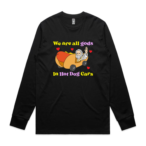 Hot Dog Cars Tee by Lonely Kids Club. All clothing from our T-shirts to our shorts and hoodies are ethically made, and printed packed and shipped from Sydney.