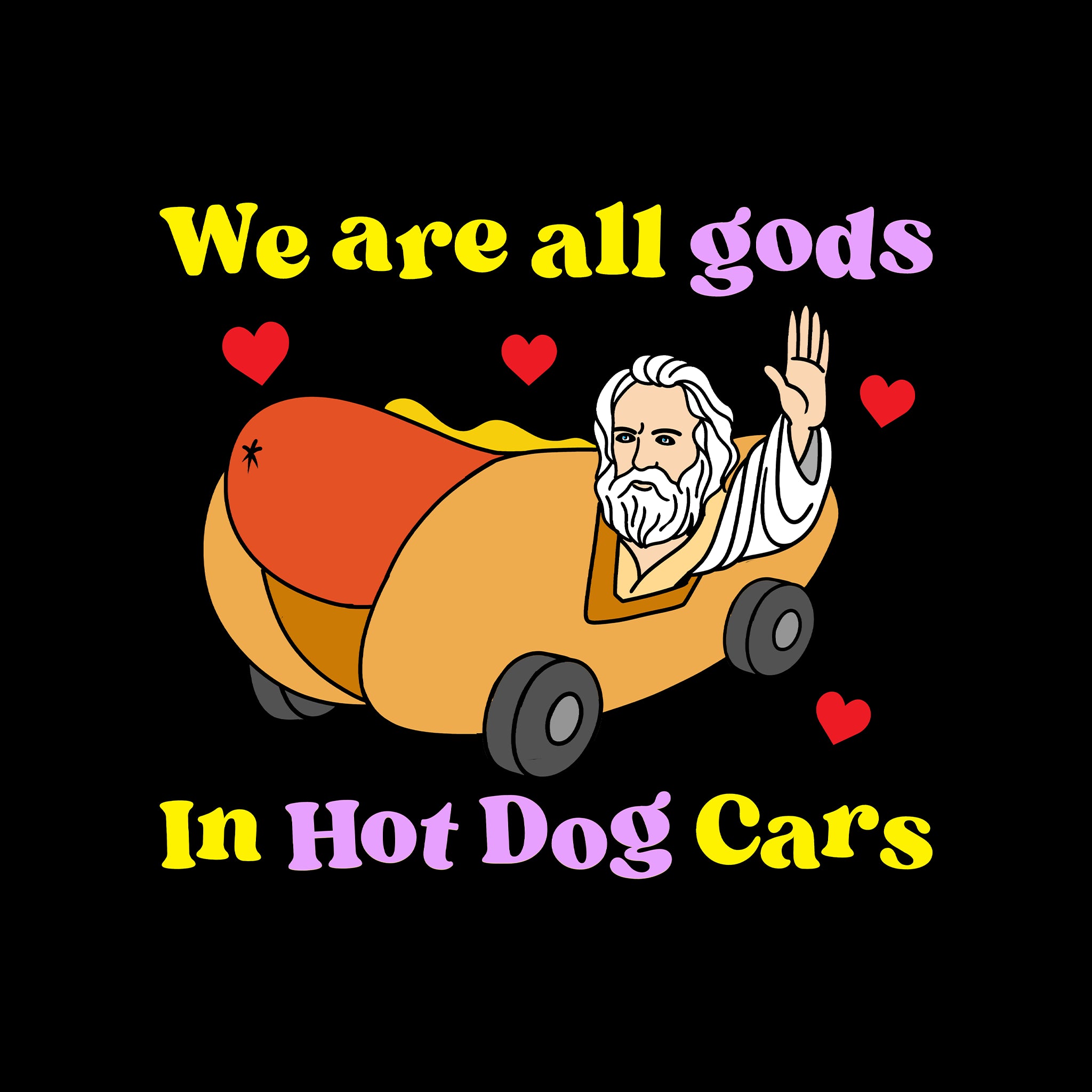 Hot Dog Cars Tee