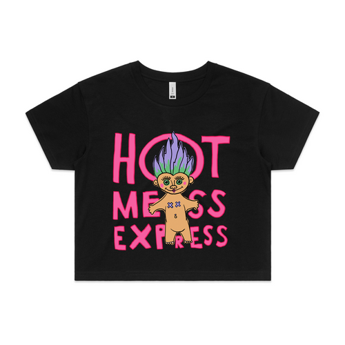 Hot Mess Express Tee by Lonely Kids Club. All clothing from our T-shirts to our shorts and hoodies are ethically made, and printed packed and shipped from Sydney.