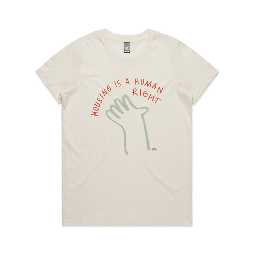 Housing Hand Tee by Lonely Kids Club. All clothing from our T-shirts to our shorts and hoodies are ethically made, and printed packed and shipped from Sydney.