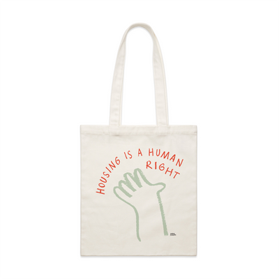 Housing Hand Tote by Lonely Kids Club. All clothing from our T-shirts to our shorts and hoodies are ethically made, and printed packed and shipped from Sydney.