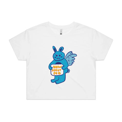 How About No Tee by Lonely Kids Club. All clothing from our T-shirts to our shorts and hoodies are ethically made, and printed packed and shipped from Sydney.