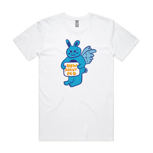 How About No Tee by Lonely Kids Club. All clothing from our T-shirts to our shorts and hoodies are ethically made, and printed packed and shipped from Sydney.