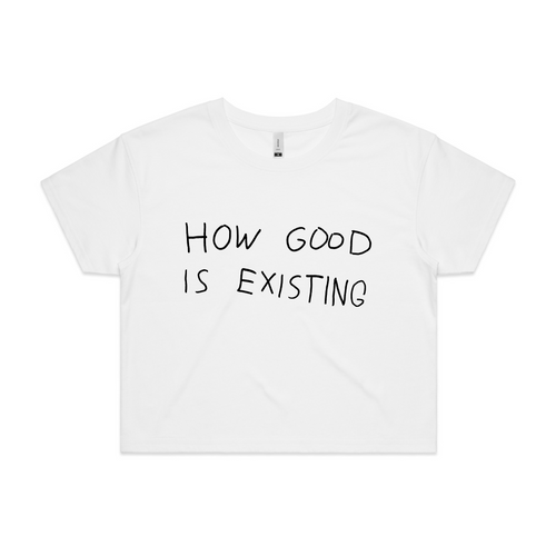 How Good Is Existing Tee by Lonely Kids Club. All clothing from our T-shirts to our shorts and hoodies are ethically made, and printed packed and shipped from Sydney.