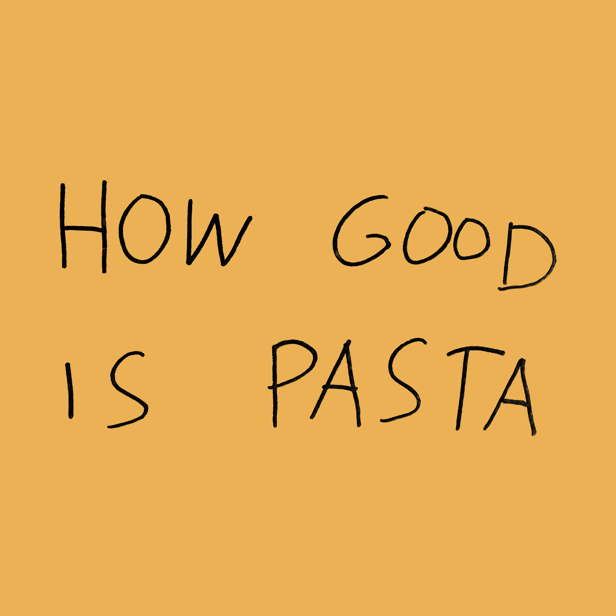 How Good Is Pasta Tee