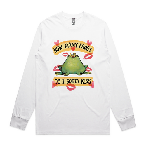How Many Frogs Tee by Lonely Kids Club. All clothing from our T-shirts to our shorts and hoodies are ethically made, and printed packed and shipped from Sydney.