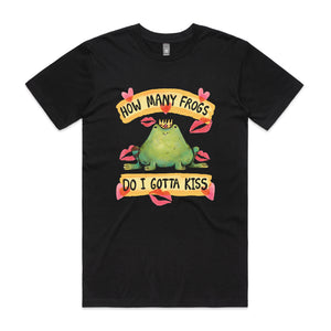 How Many Frogs Tee by Lonely Kids Club. All clothing from our T-shirts to our shorts and hoodies are ethically made, and printed packed and shipped from Sydney.