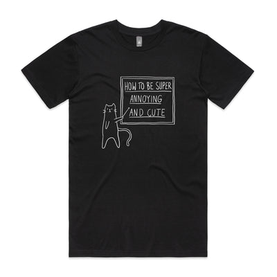 How To Be Annoying Tee by Lonely Kids Club. All clothing from our T-shirts to our shorts and hoodies are ethically made, and printed packed and shipped from Sydney.