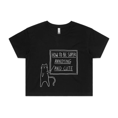 How To Be Annoying Tee by Lonely Kids Club. All clothing from our T-shirts to our shorts and hoodies are ethically made, and printed packed and shipped from Sydney.