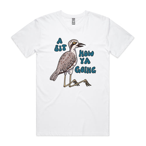 How Ya Going Tee by Lonely Kids Club. All clothing from our T-shirts to our shorts and hoodies are ethically made, and printed packed and shipped from Sydney.