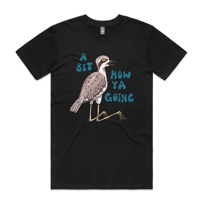 How Ya Going Tee by Lonely Kids Club. All clothing from our T-shirts to our shorts and hoodies are ethically made, and printed packed and shipped from Sydney.