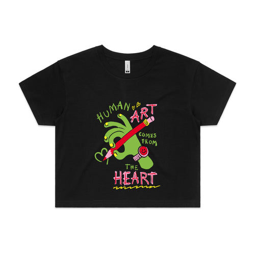 Human Art Tee by Lonely Kids Club. All clothing from our T-shirts to our shorts and hoodies are ethically made, and printed packed and shipped from Sydney.