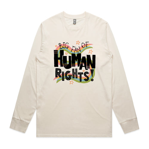 Human Rights Tee by Lonely Kids Club. All clothing from our T-shirts to our shorts and hoodies are ethically made, and printed packed and shipped from Sydney.