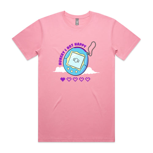 Hungry & Not Happy Tee by Lonely Kids Club. All clothing from our T-shirts to our shorts and hoodies are ethically made, and printed packed and shipped from Sydney.