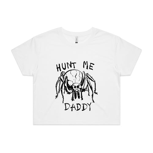 Hunt Me Daddy Tee by Lonely Kids Club. All clothing from our T-shirts to our shorts and hoodies are ethically made, and printed packed and shipped from Sydney.