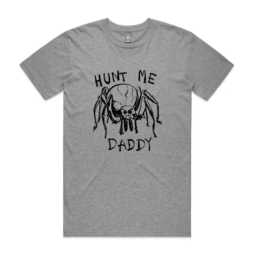 Hunt Me Daddy Tee by Lonely Kids Club. All clothing from our T-shirts to our shorts and hoodies are ethically made, and printed packed and shipped from Sydney.