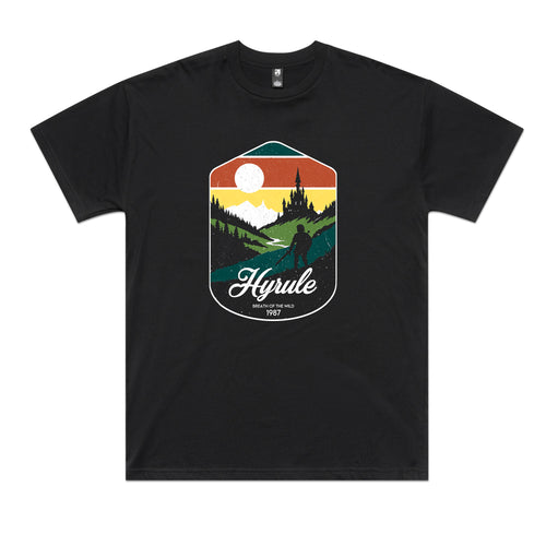 Hyrule Tee by Lonely Kids Club. All clothing from our T-shirts to our shorts and hoodies are ethically made, and printed packed and shipped from Sydney.