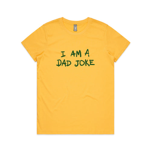 I Am A Dad Joke Tee by Lonely Kids Club. All clothing from our T-shirts to our shorts and hoodies are ethically made, and printed packed and shipped from Sydney.