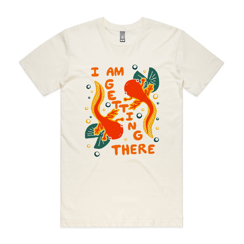 I Am Getting There Tee by Lonely Kids Club. All clothing from our T-shirts to our shorts and hoodies are ethically made, and printed packed and shipped from Sydney.