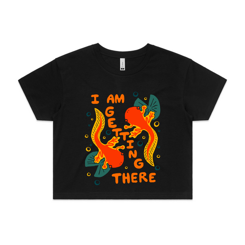 I Am Getting There Tee by Lonely Kids Club. All clothing from our T-shirts to our shorts and hoodies are ethically made, and printed packed and shipped from Sydney.
