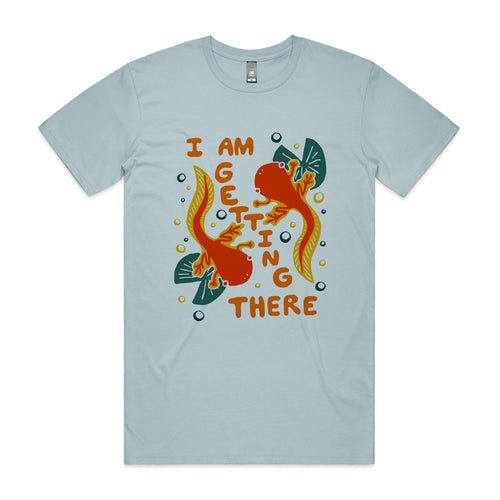I Am Getting There Tee by Lonely Kids Club. All clothing from our T-shirts to our shorts and hoodies are ethically made, and printed packed and shipped from Sydney.