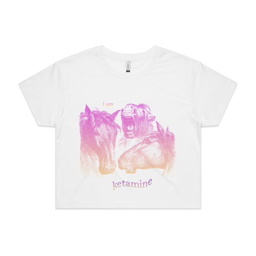 I Am Ketamine Tee by Lonely Kids Club. All clothing from our T-shirts to our shorts and hoodies are ethically made, and printed packed and shipped from Sydney.