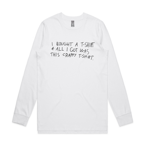 I Bought A T-Shirt Tee by Lonely Kids Club. All clothing from our T-shirts to our shorts and hoodies are ethically made, and printed packed and shipped from Sydney.