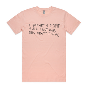 I Bought A T-Shirt Tee by Lonely Kids Club. All clothing from our T-shirts to our shorts and hoodies are ethically made, and printed packed and shipped from Sydney.