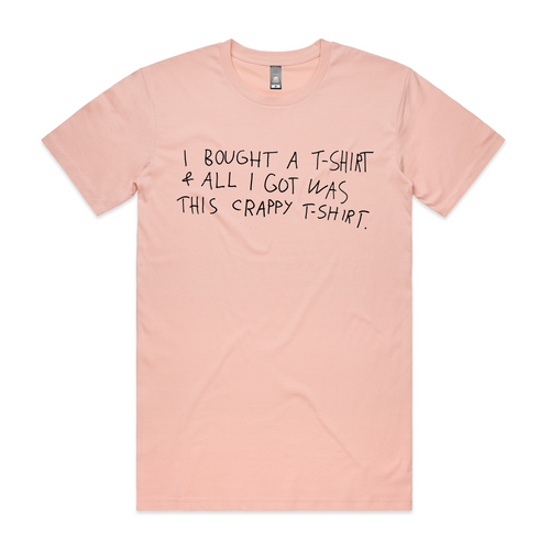 I Bought A T-Shirt Tee by Lonely Kids Club. All clothing from our T-shirts to our shorts and hoodies are ethically made, and printed packed and shipped from Sydney.