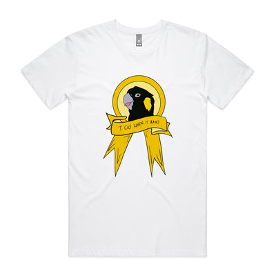 I Cry When It Rains Tee by Lonely Kids Club. All clothing from our T-shirts to our shorts and hoodies are ethically made, and printed packed and shipped from Sydney.