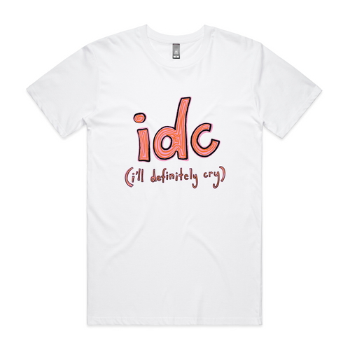 IDC Tee by Lonely Kids Club. All clothing from our T-shirts to our shorts and hoodies are ethically made, and printed packed and shipped from Sydney.