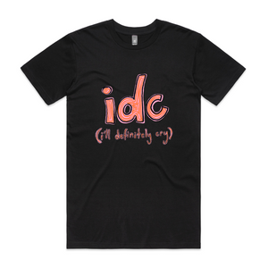 IDC Tee by Lonely Kids Club. All clothing from our T-shirts to our shorts and hoodies are ethically made, and printed packed and shipped from Sydney.