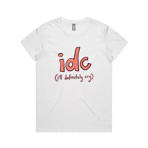 IDC Tee by Lonely Kids Club. All clothing from our T-shirts to our shorts and hoodies are ethically made, and printed packed and shipped from Sydney.