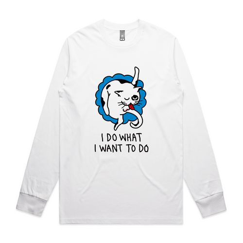 I Do What I Want To Do Tee by Lonely Kids Club. All clothing from our T-shirts to our shorts and hoodies are ethically made, and printed packed and shipped from Sydney.
