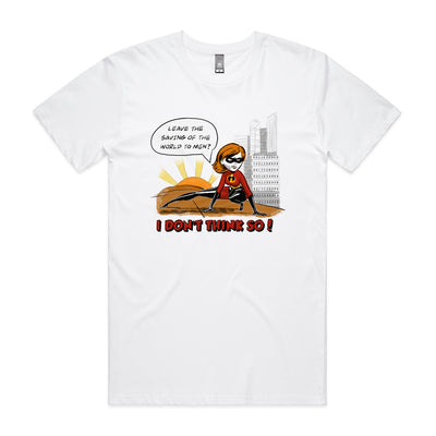 I Don't Think So Tee by Lonely Kids Club. All clothing from our T-shirts to our shorts and hoodies are ethically made, and printed packed and shipped from Sydney.