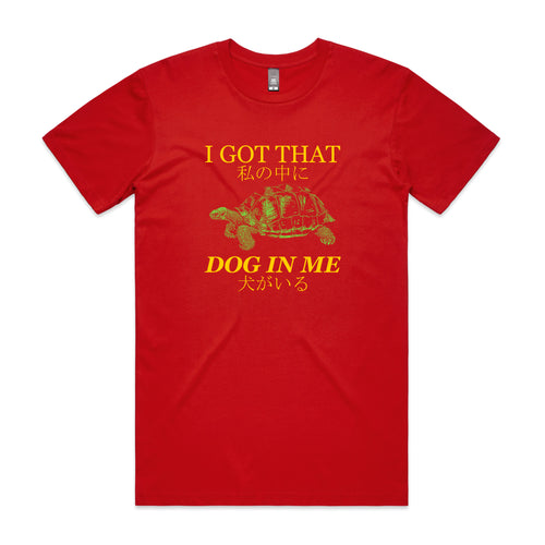 I Got That Dog In Me Tee by Lonely Kids Club. All clothing from our T-shirts to our shorts and hoodies are ethically made, and printed packed and shipped from Sydney.