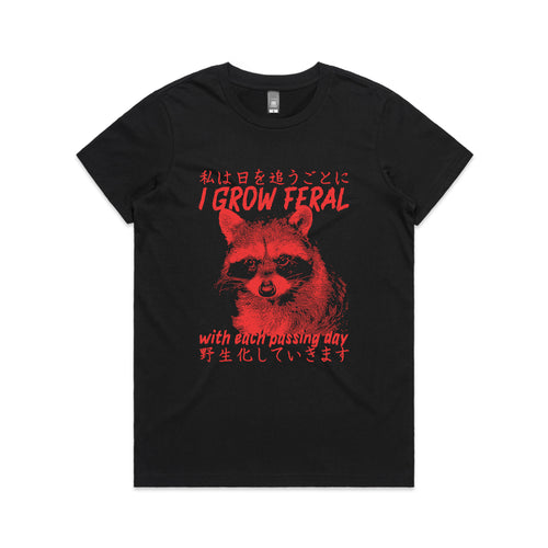 I Grow Feral Tee by Lonely Kids Club. All clothing from our T-shirts to our shorts and hoodies are ethically made, and printed packed and shipped from Sydney.